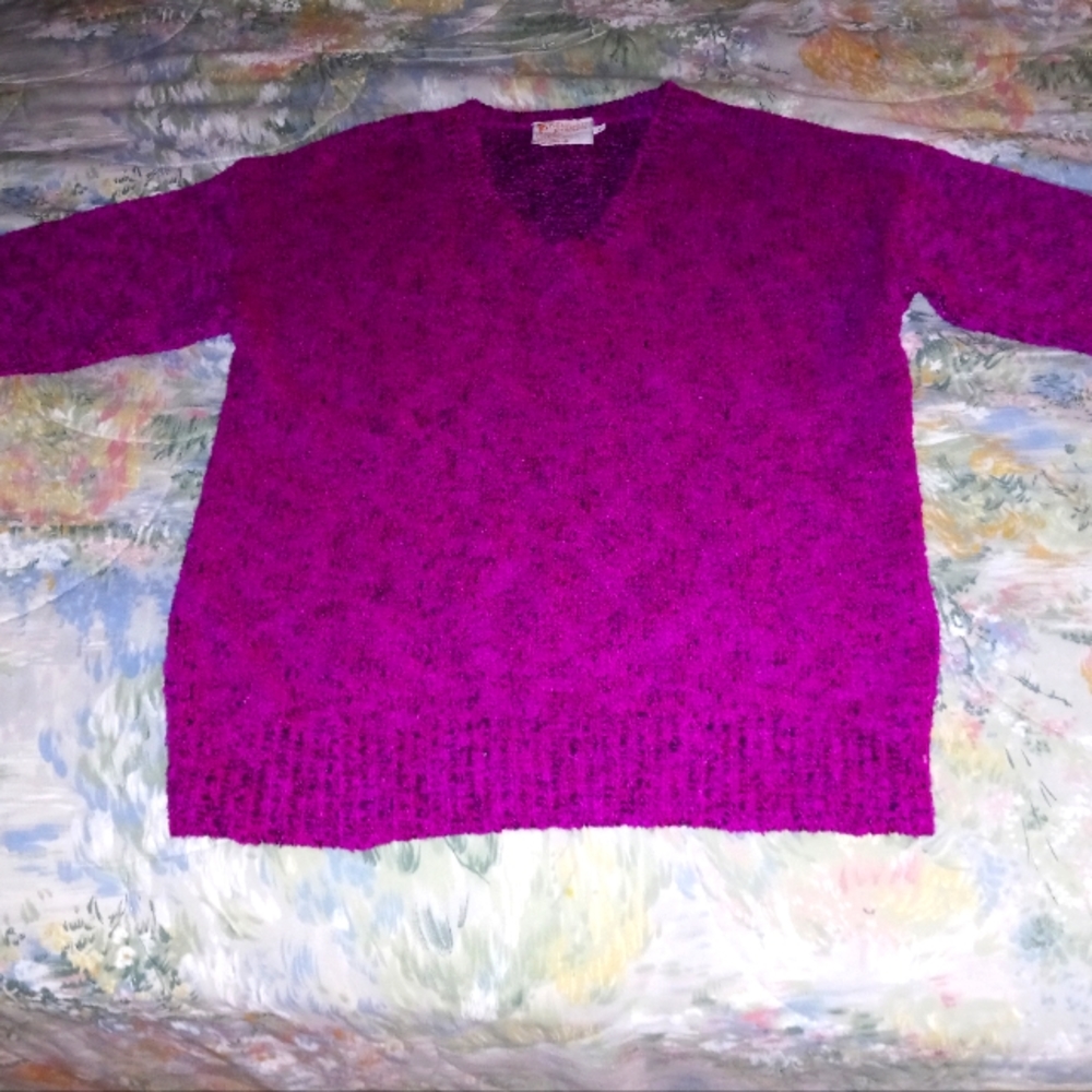 Magenta Vintage "beldoch popper" Sweater